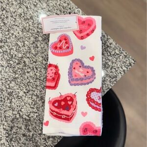 Cupcakes and Cashmere Heart Cakes Kitchen Towels Set of 3